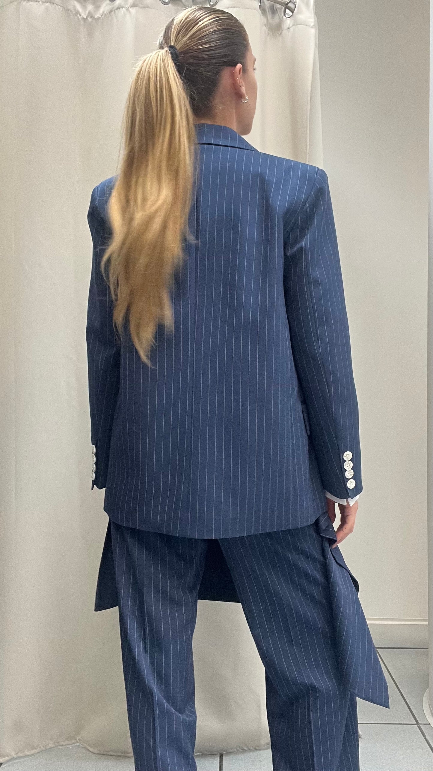 Blazer a righe Lumina