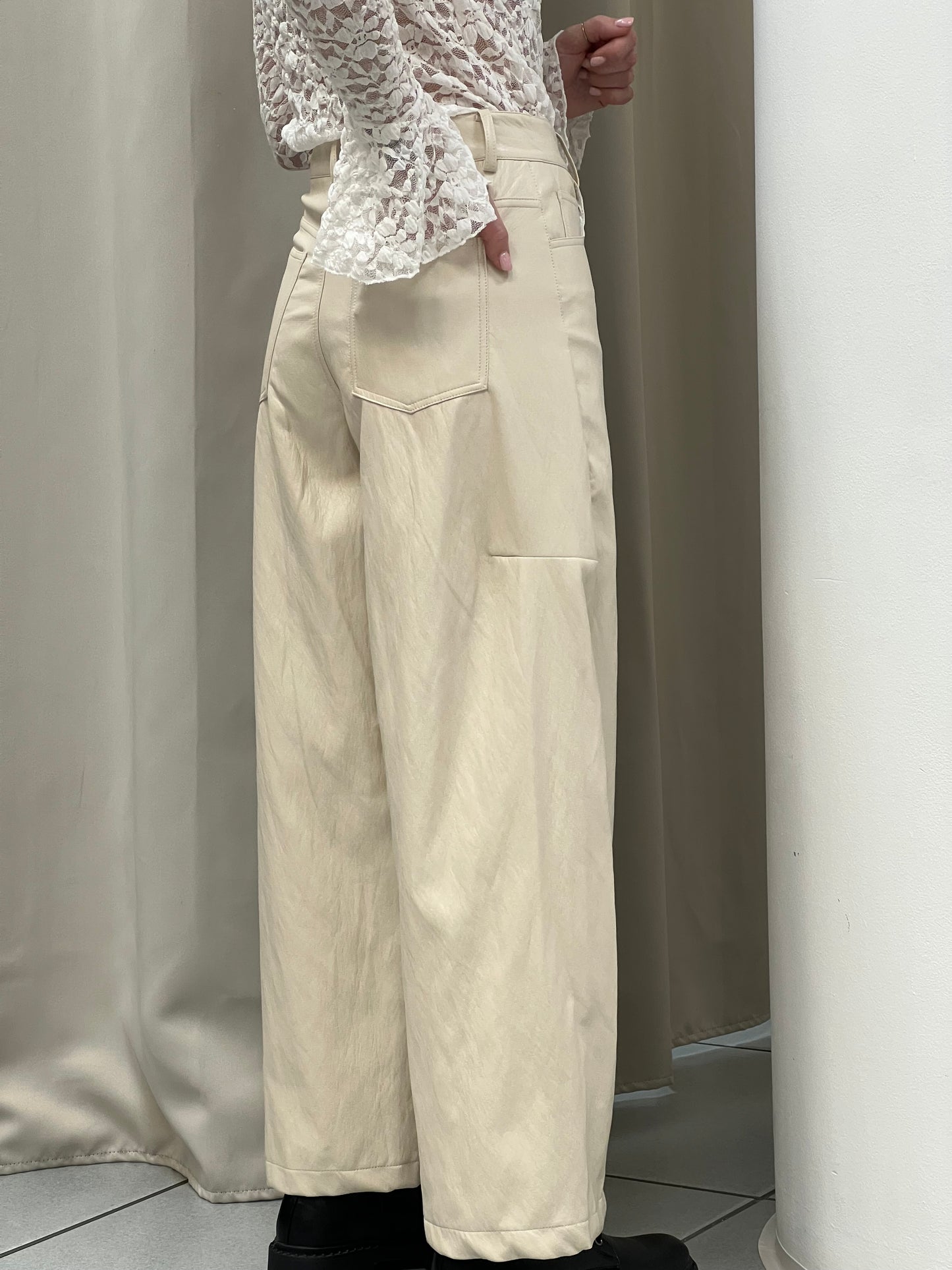 Pantalone ecopelle Lumina