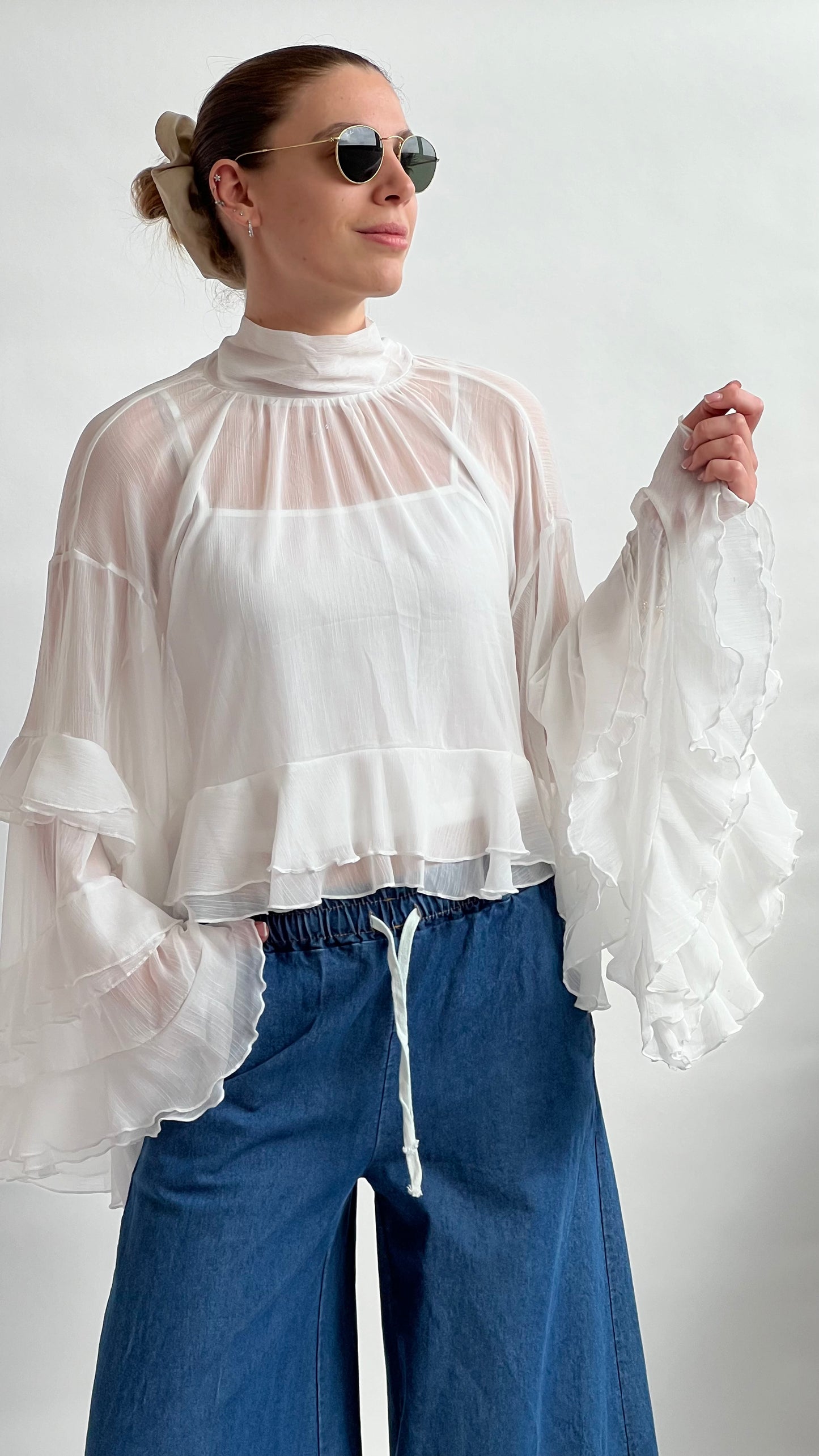 Camicia a balze
