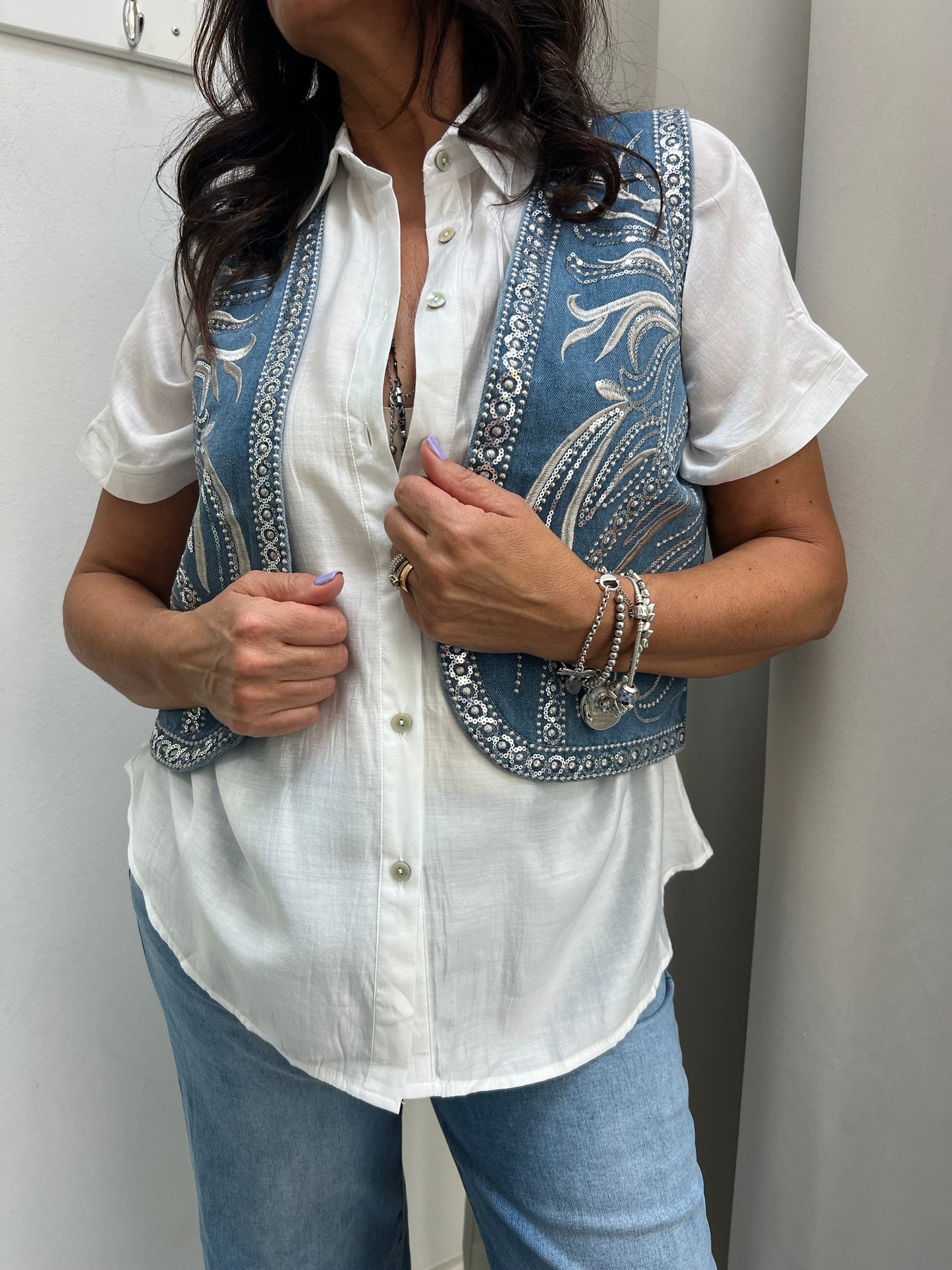 Gilet in jeans