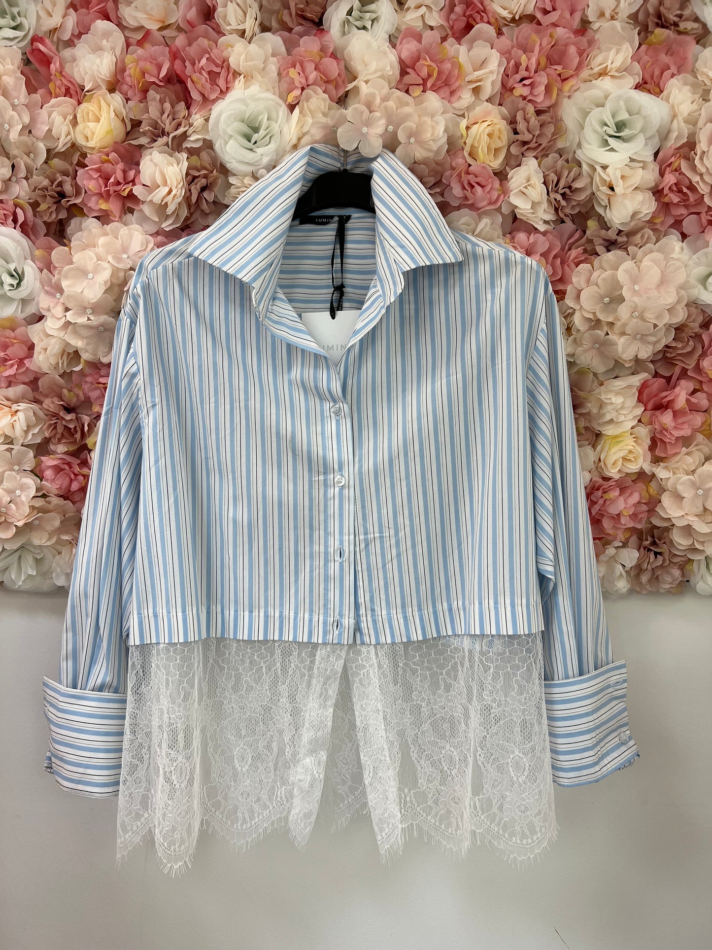 Camicia con pizzo Lumina
