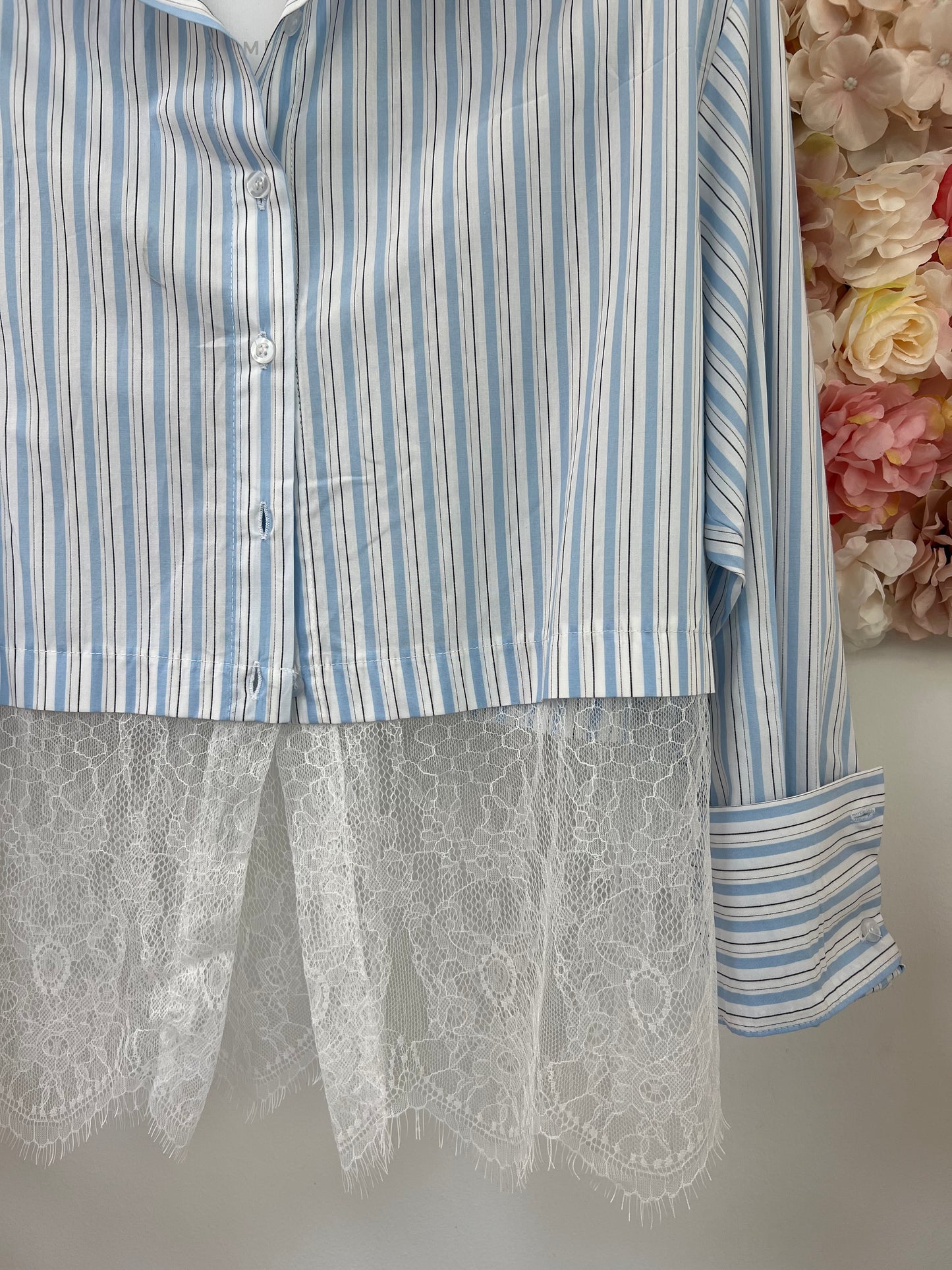 Camicia con pizzo Lumina