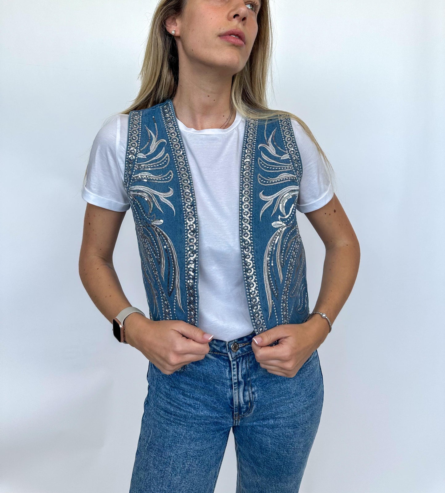 Gilet in jeans