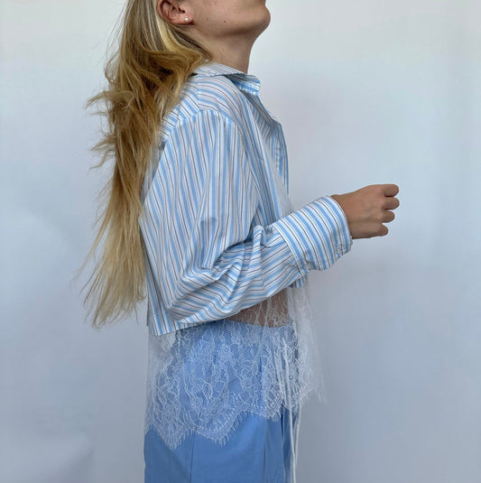 Camicia con pizzo Lumina