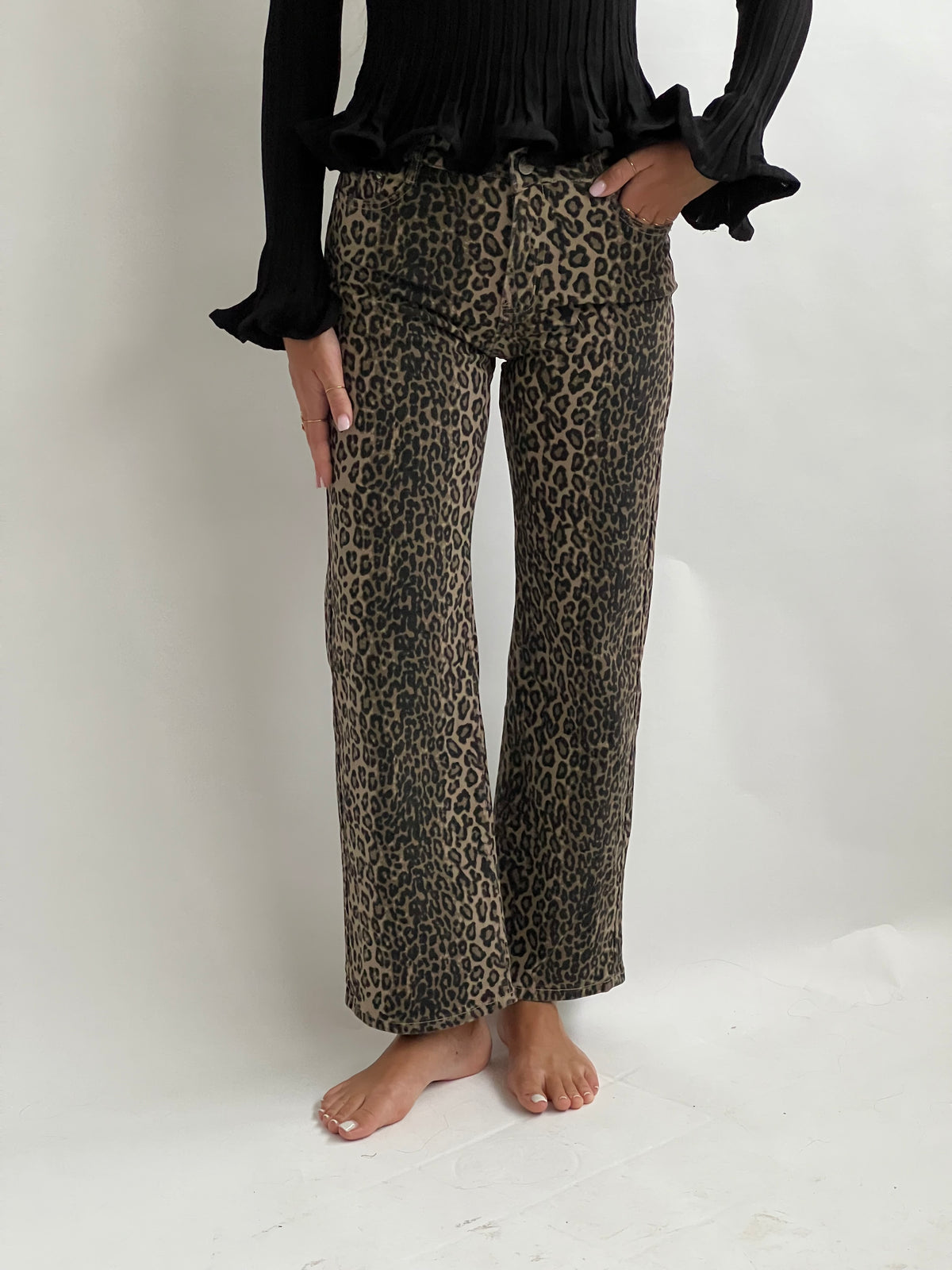 Jeans leopardati