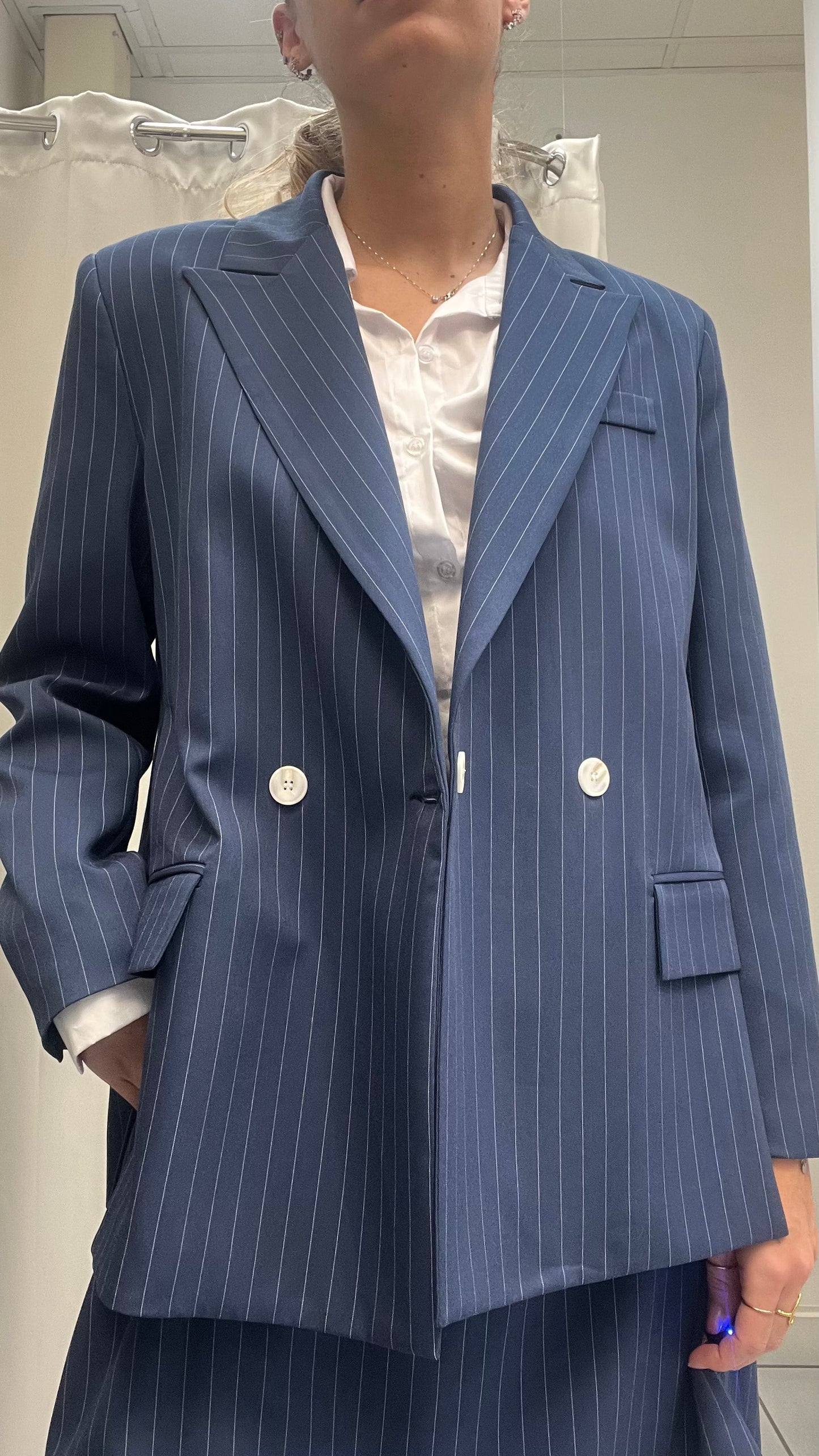 Blazer a righe Lumina