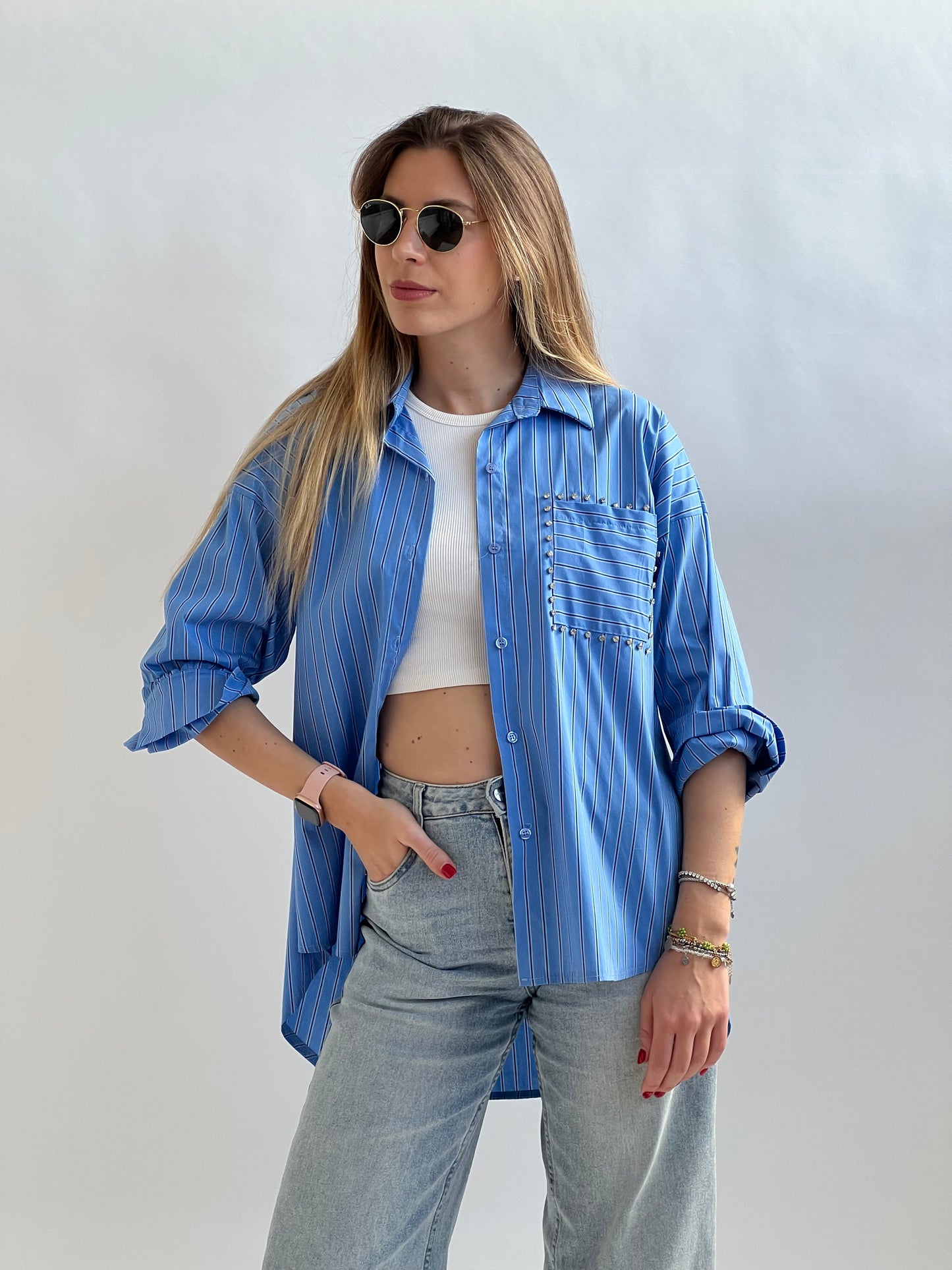 Camicia a righe