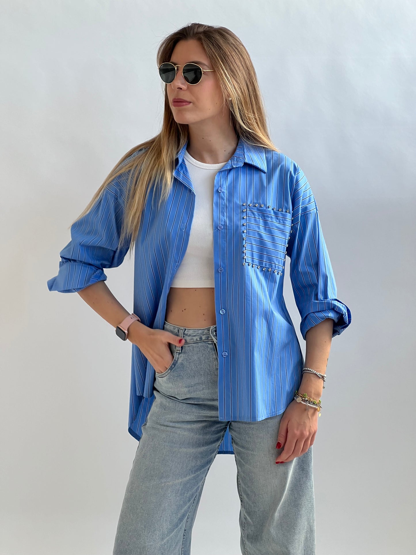 Camicia a righe