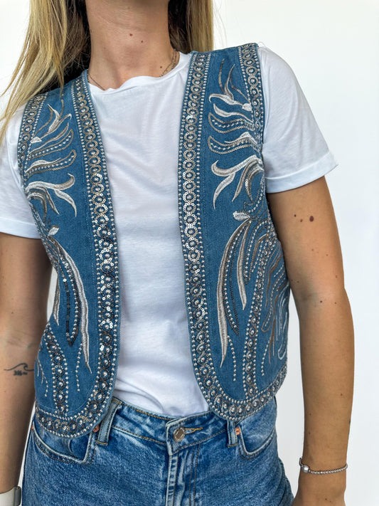 Gilet in jeans