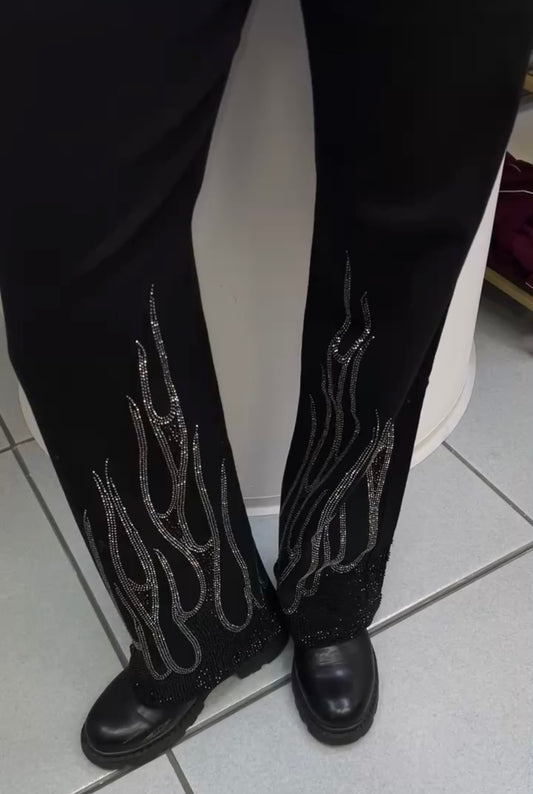 Jeans fiamme