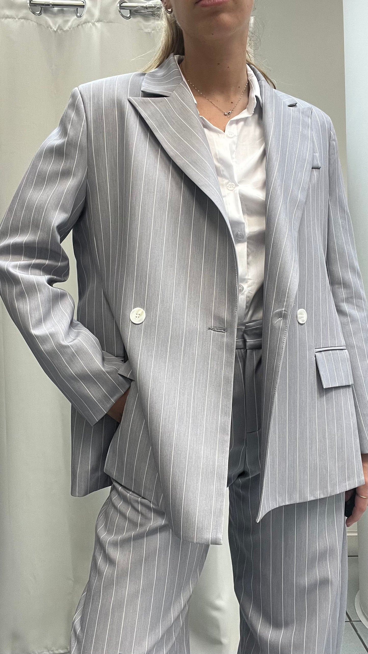 Blazer a righe Lumina