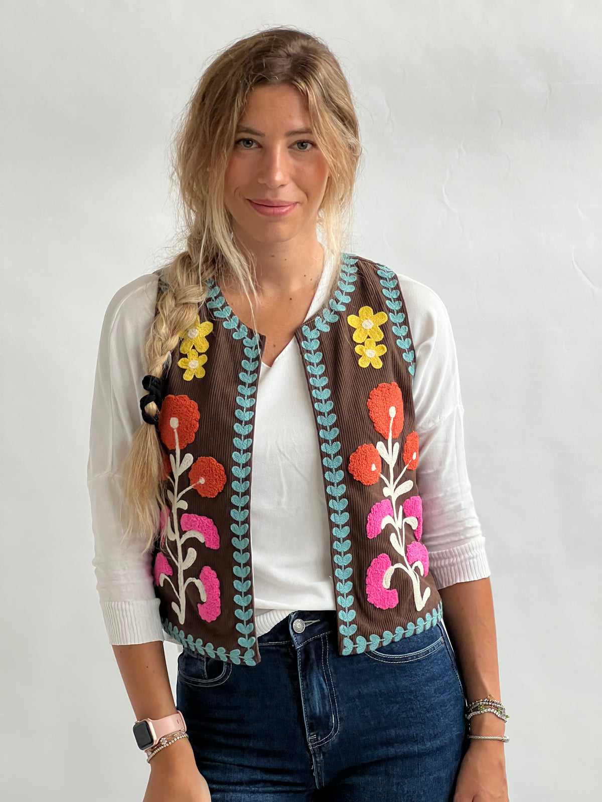 Gilet floreale