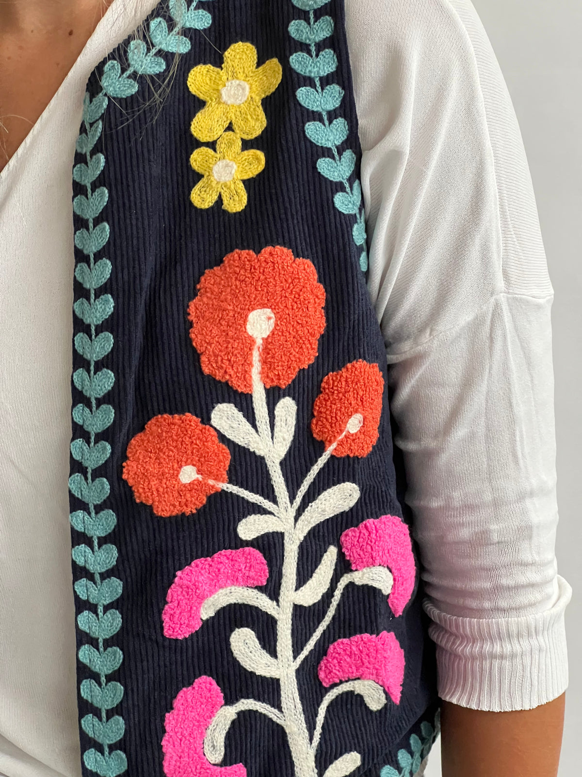 Gilet floreale