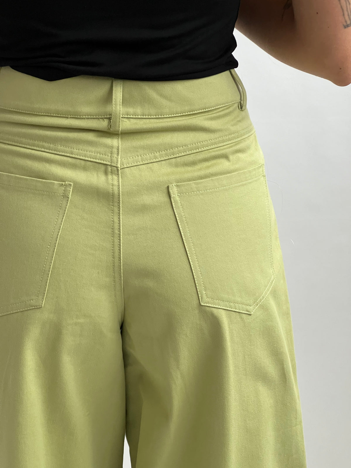 Pantaloni verdi Lumina