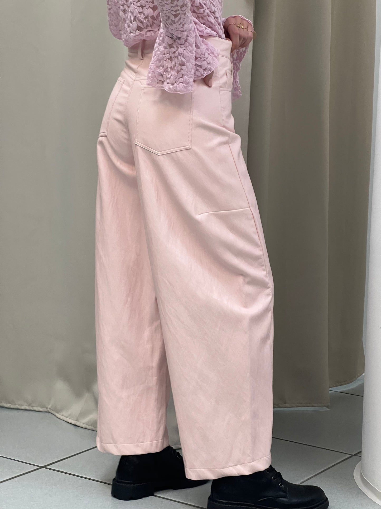 Pantalone ecopelle Lumina