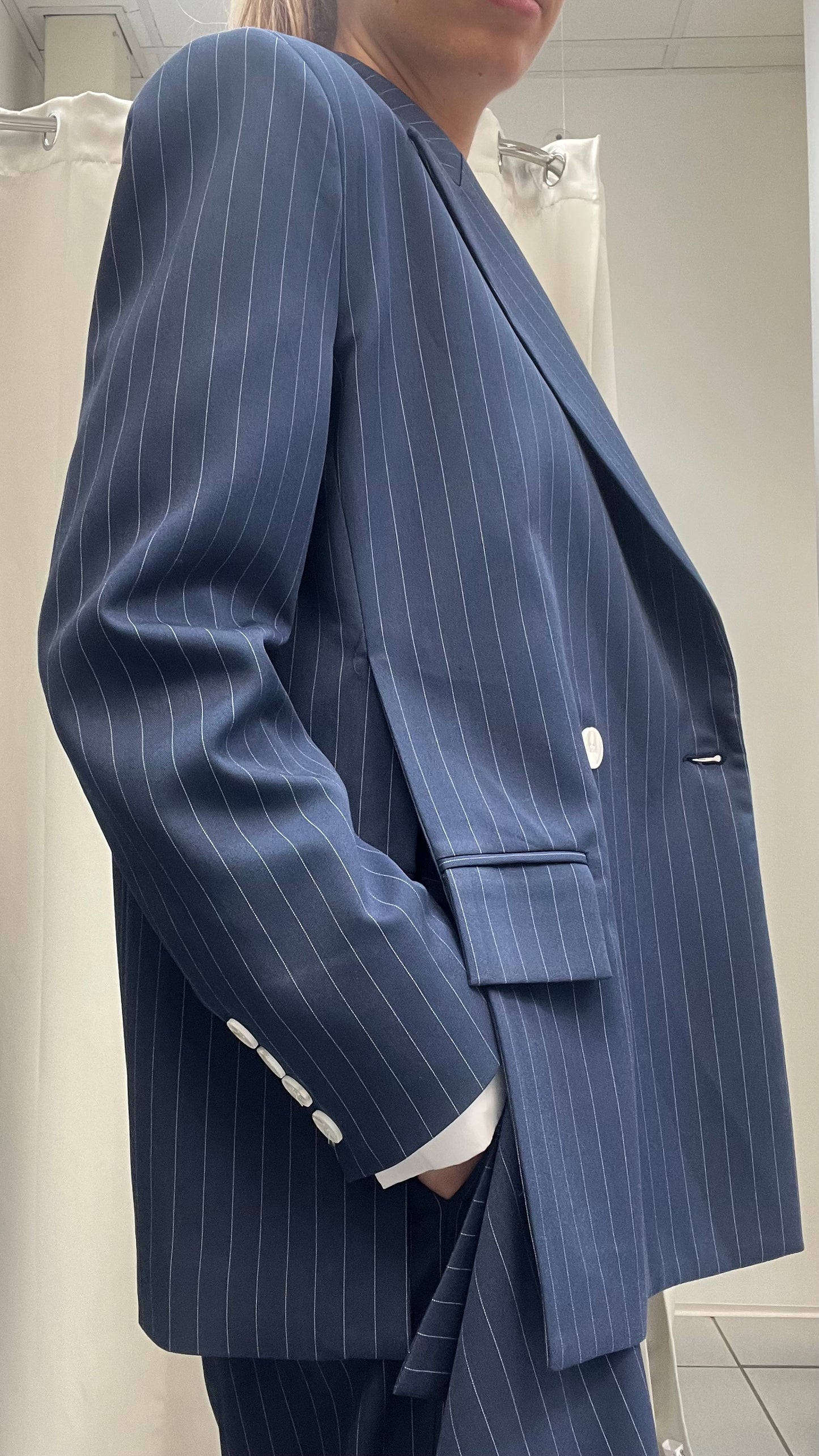 Blazer a righe Lumina