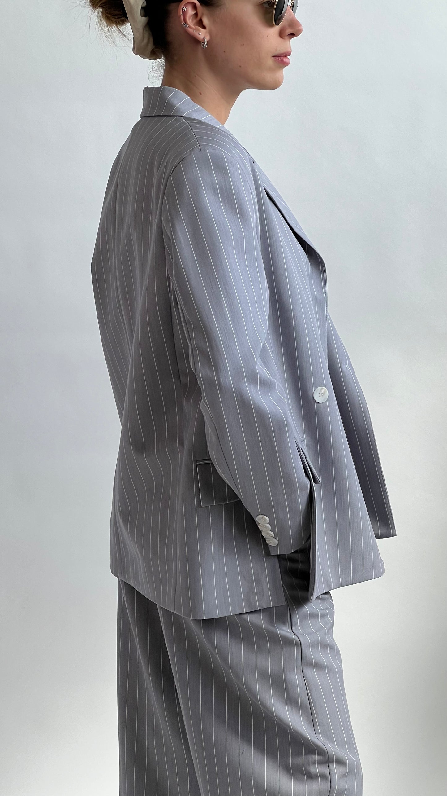 Blazer a righe Lumina