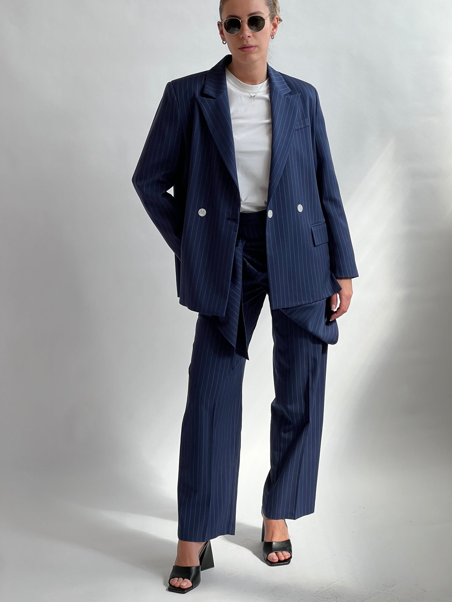 Blazer a righe Lumina