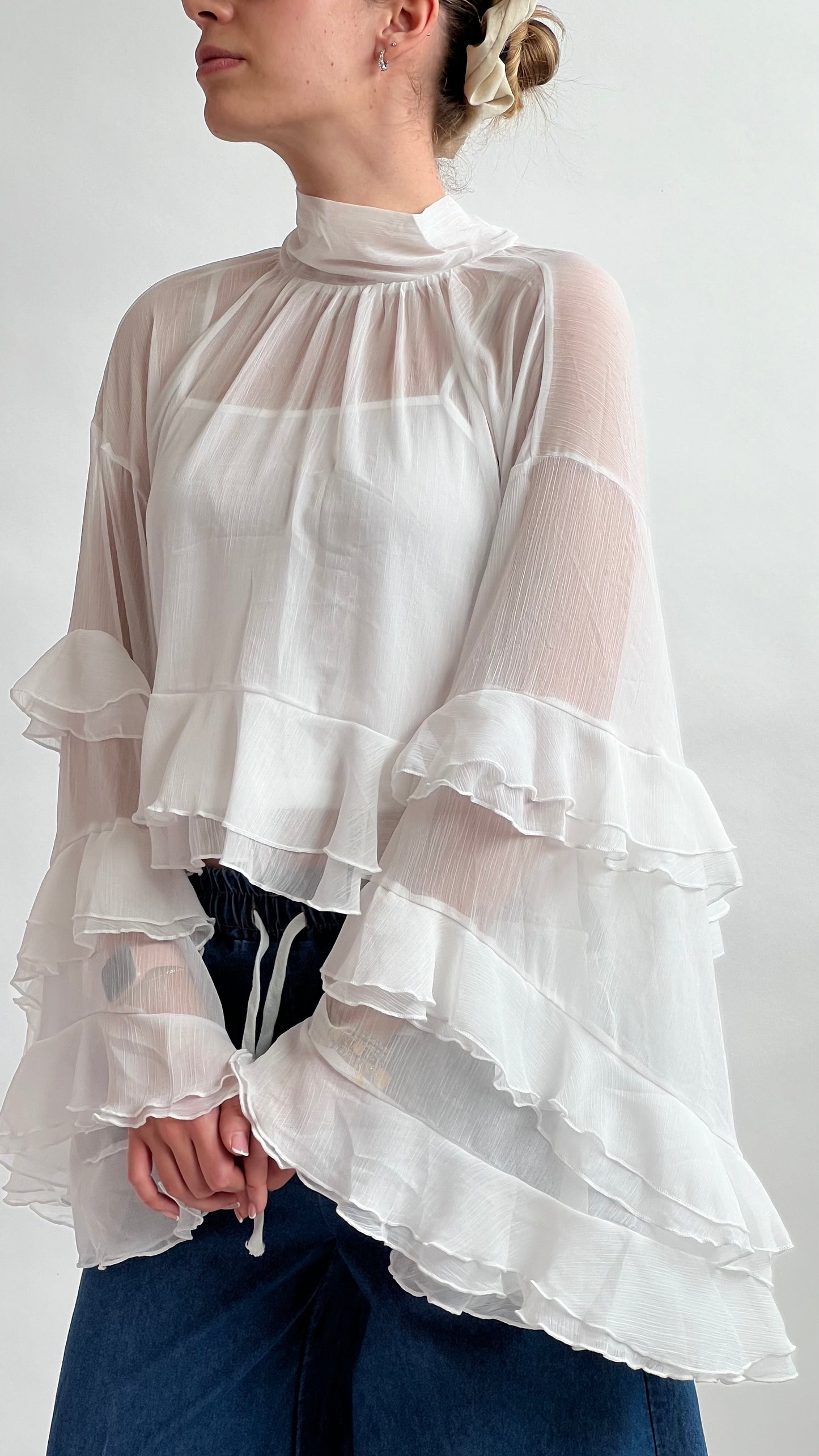 Camicia a balze